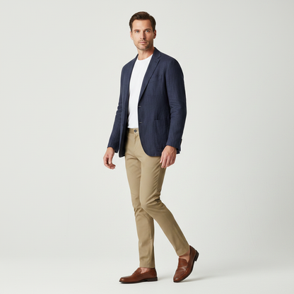 Saul | Men's Slim Fit Stretch Trousers